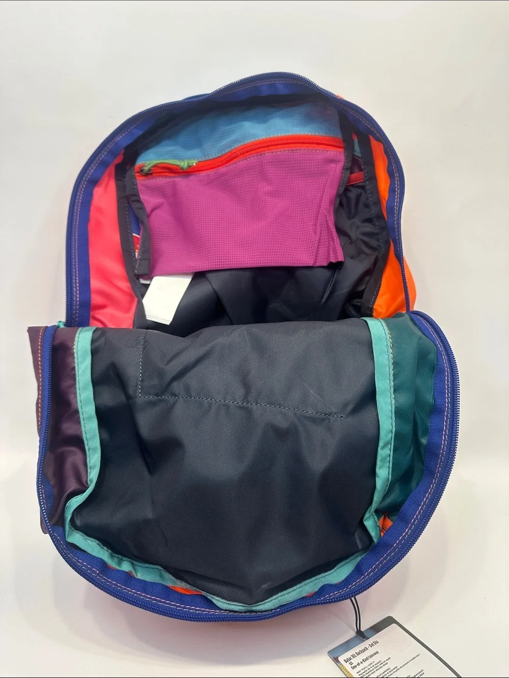 Cotopaxi Batac Del Día 16L Backpack One-of-a-Kind Multicolor Lightweight Daypack